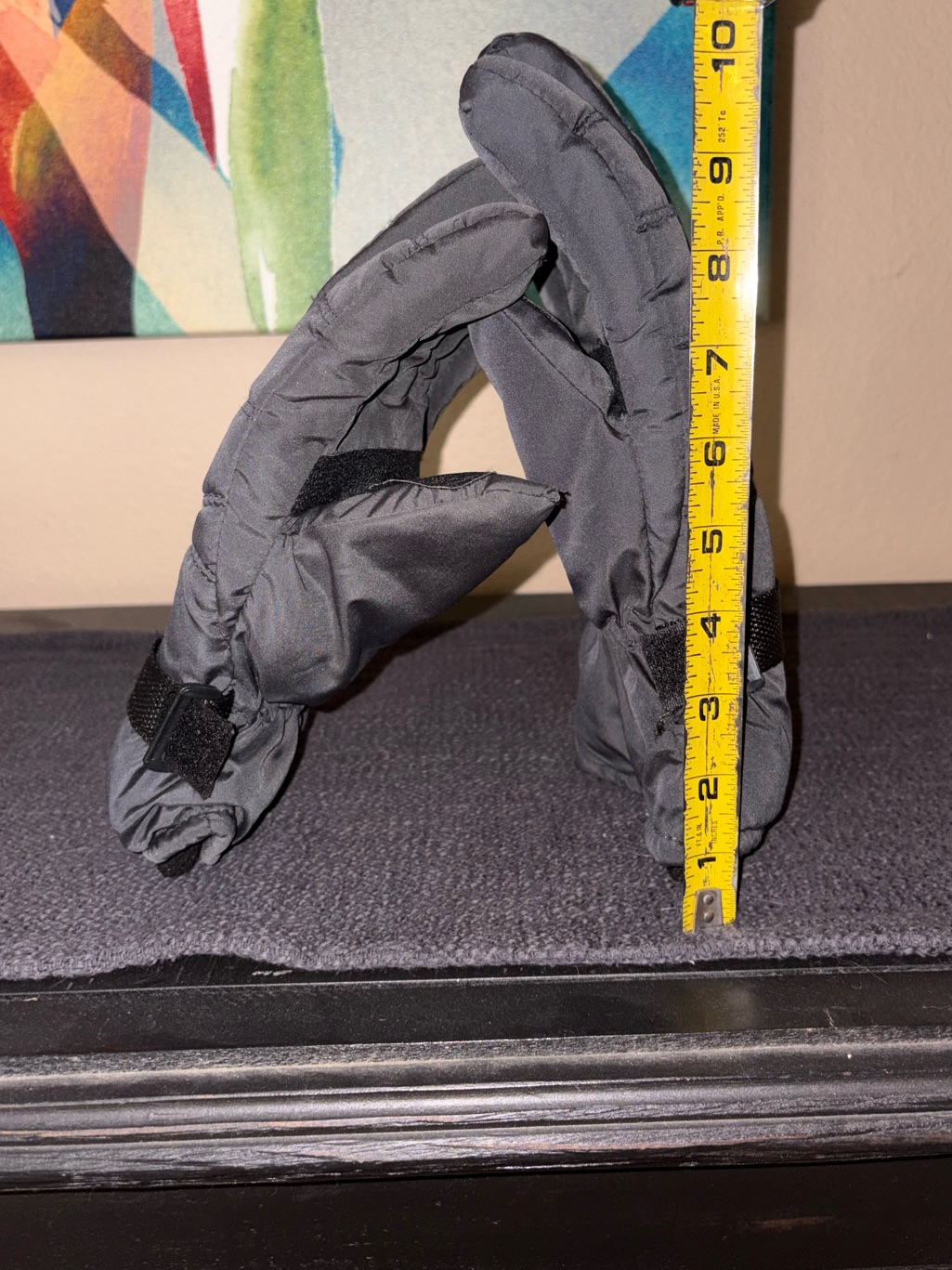 Burton Black & Grey Snowboard Gloves -20 Water Proof With Wrist Adjustment — image 2 of 8